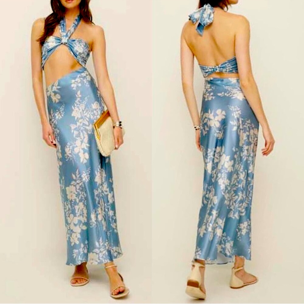 Reformation Vivi NWT Silk Aliso Dress Size 8